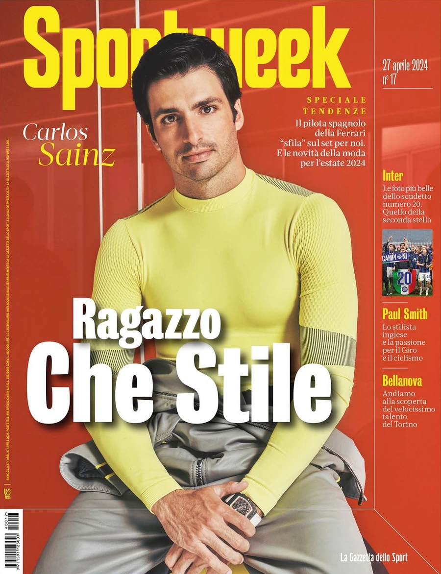 prima pagina - Sportweek (La Gazzetta Dello Sport) del 26/04/2024
