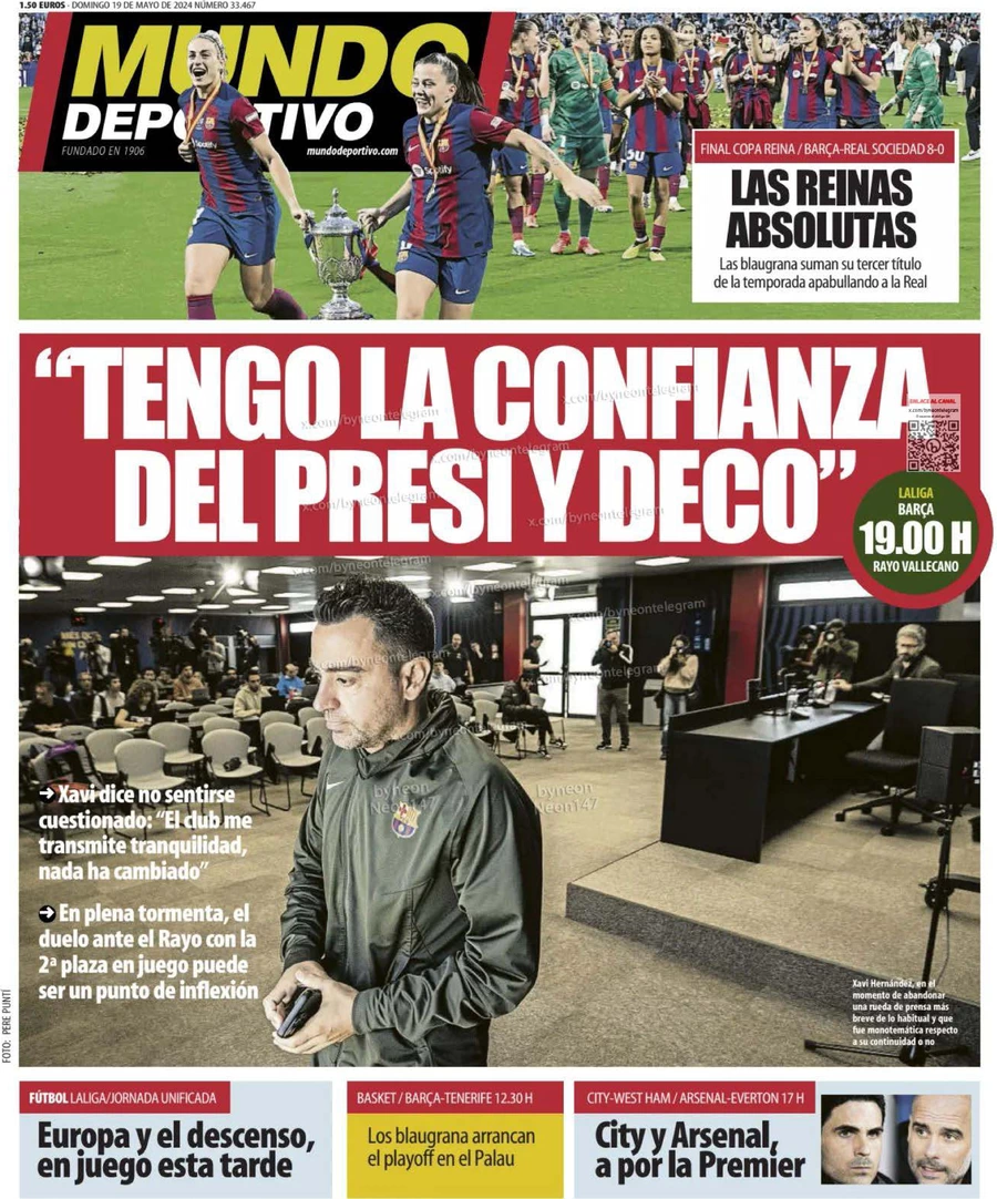 prima pagina - Mundo Deportivo del 19/05/2024