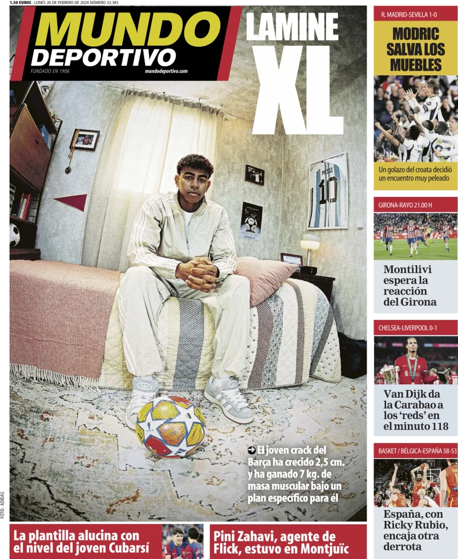 prima pagina - Mundo Deportivo del 26/02/2024