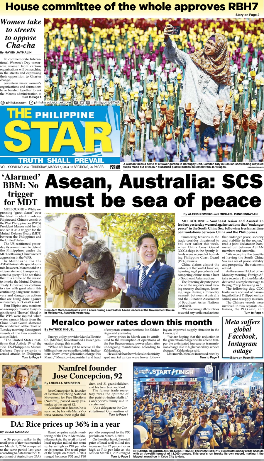 anteprima della prima pagina di the-philippine-star del 06/03/2024