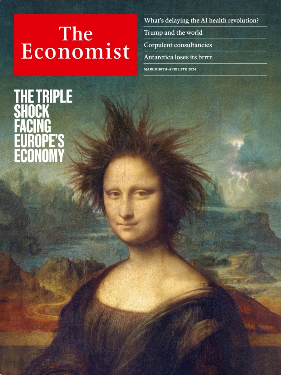 anteprima della prima pagina di the-economist del 30/03/2024