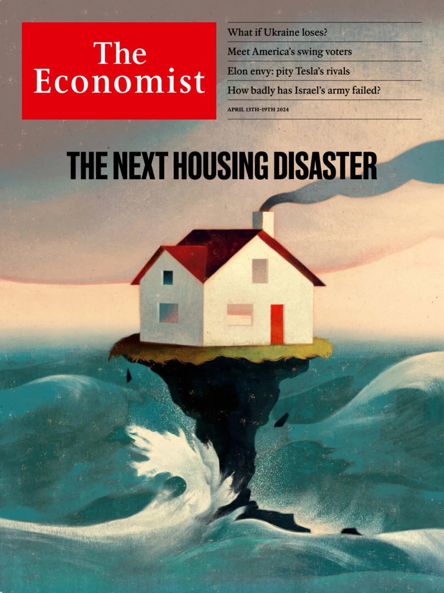 anteprima della prima pagina di the-economist del 13/04/2024