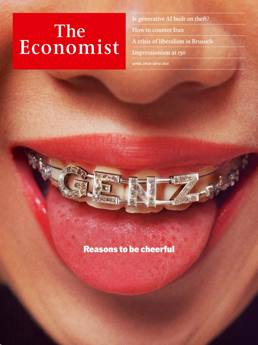 anteprima della prima pagina di the-economist del 20/04/2024