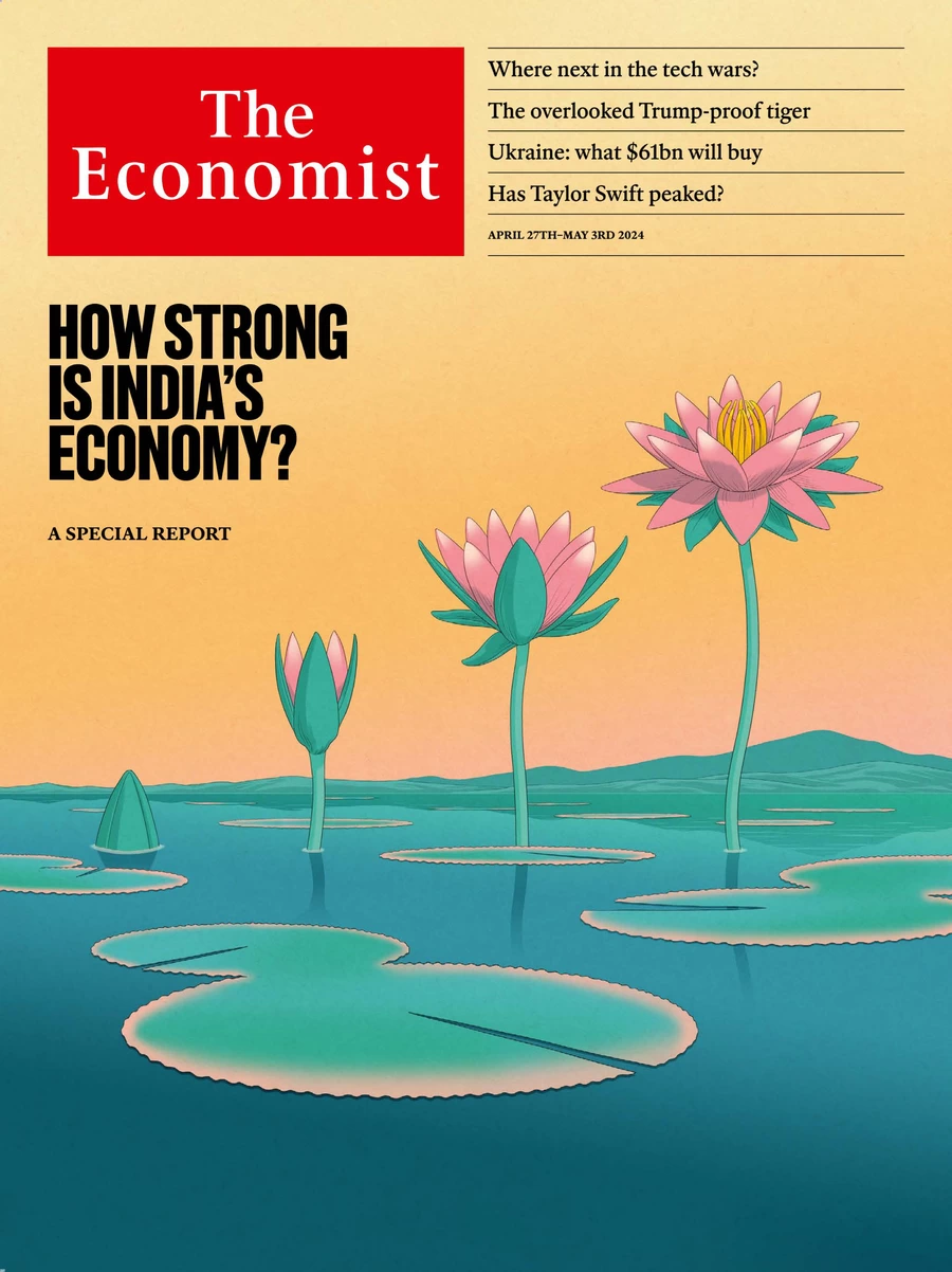 anteprima della prima pagina di the-economist del 27/04/2024