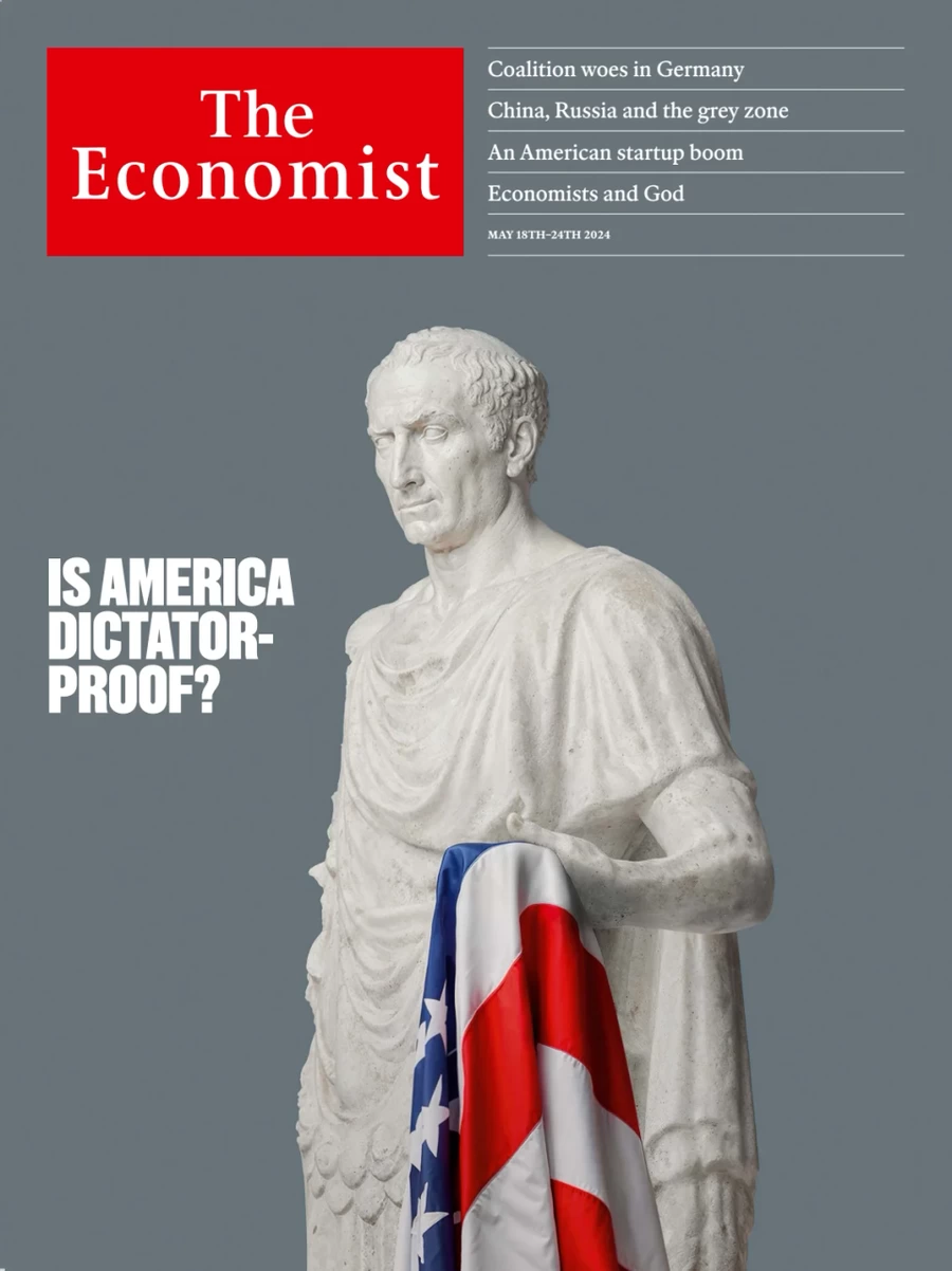anteprima della prima pagina di the-economist del 18/05/2024