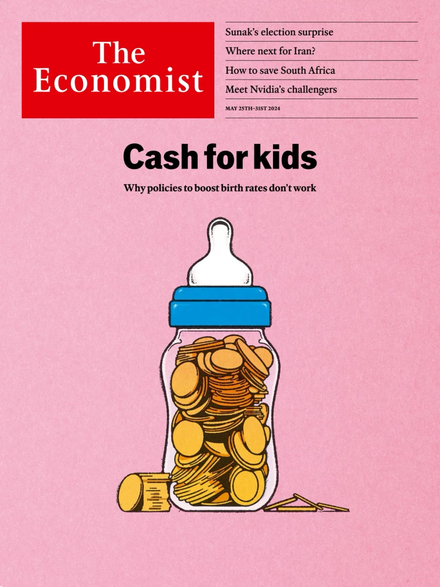 anteprima della prima pagina di the-economist del 25/05/2024