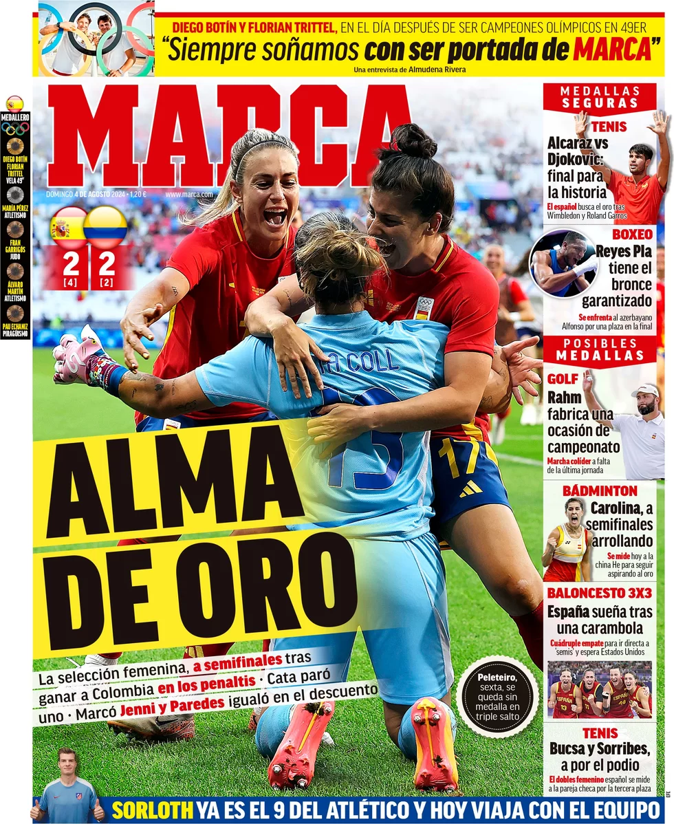 anteprima della prima pagina di marca del 04/08/2024