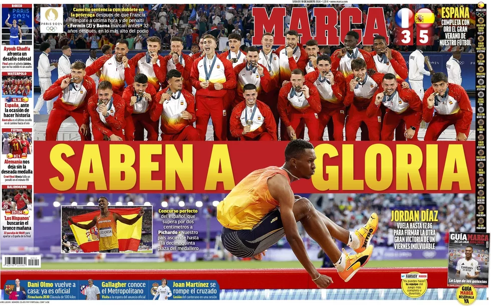 anteprima della prima pagina di marca del 10/08/2024