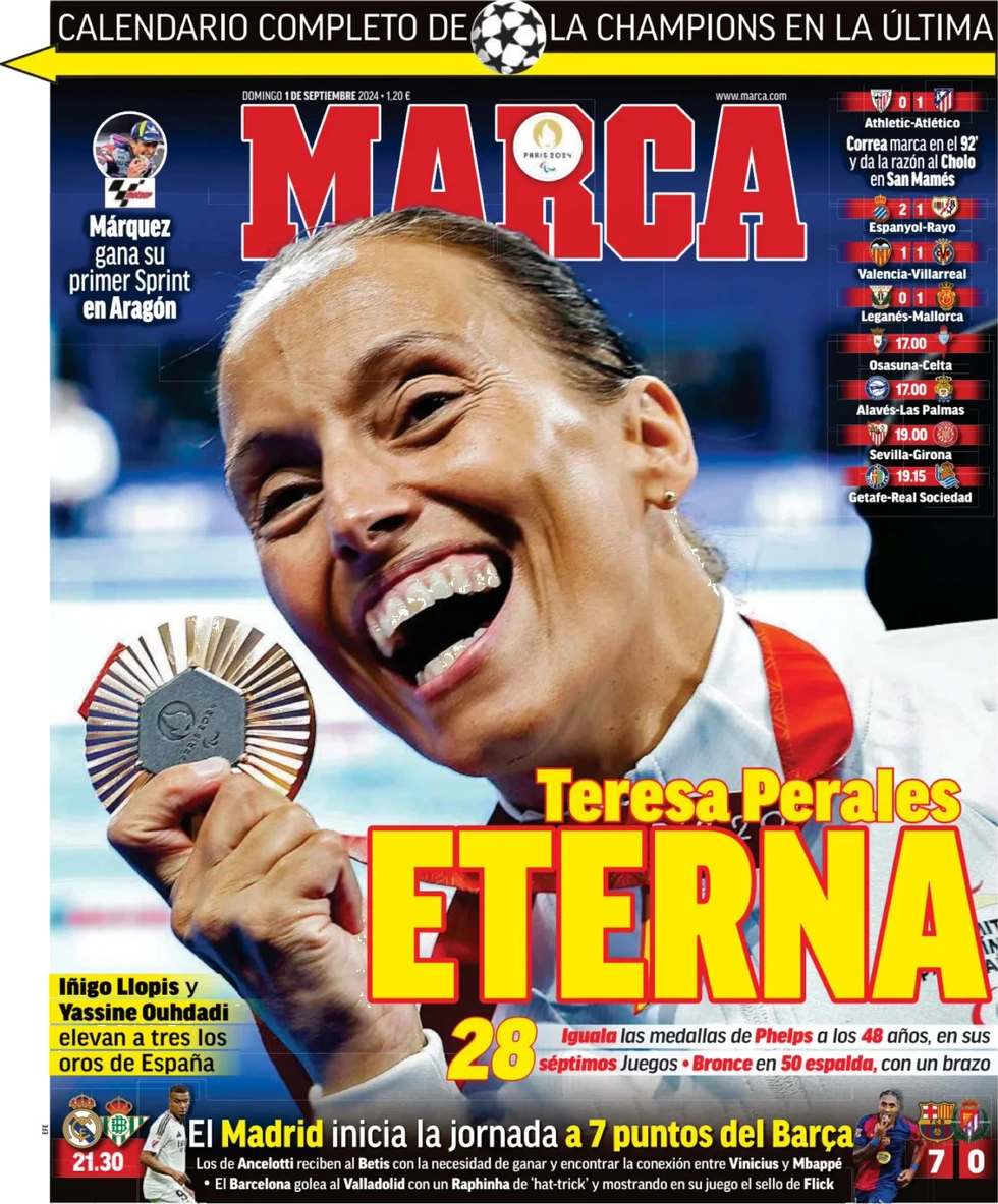 anteprima della prima pagina di marca del 01/09/2024