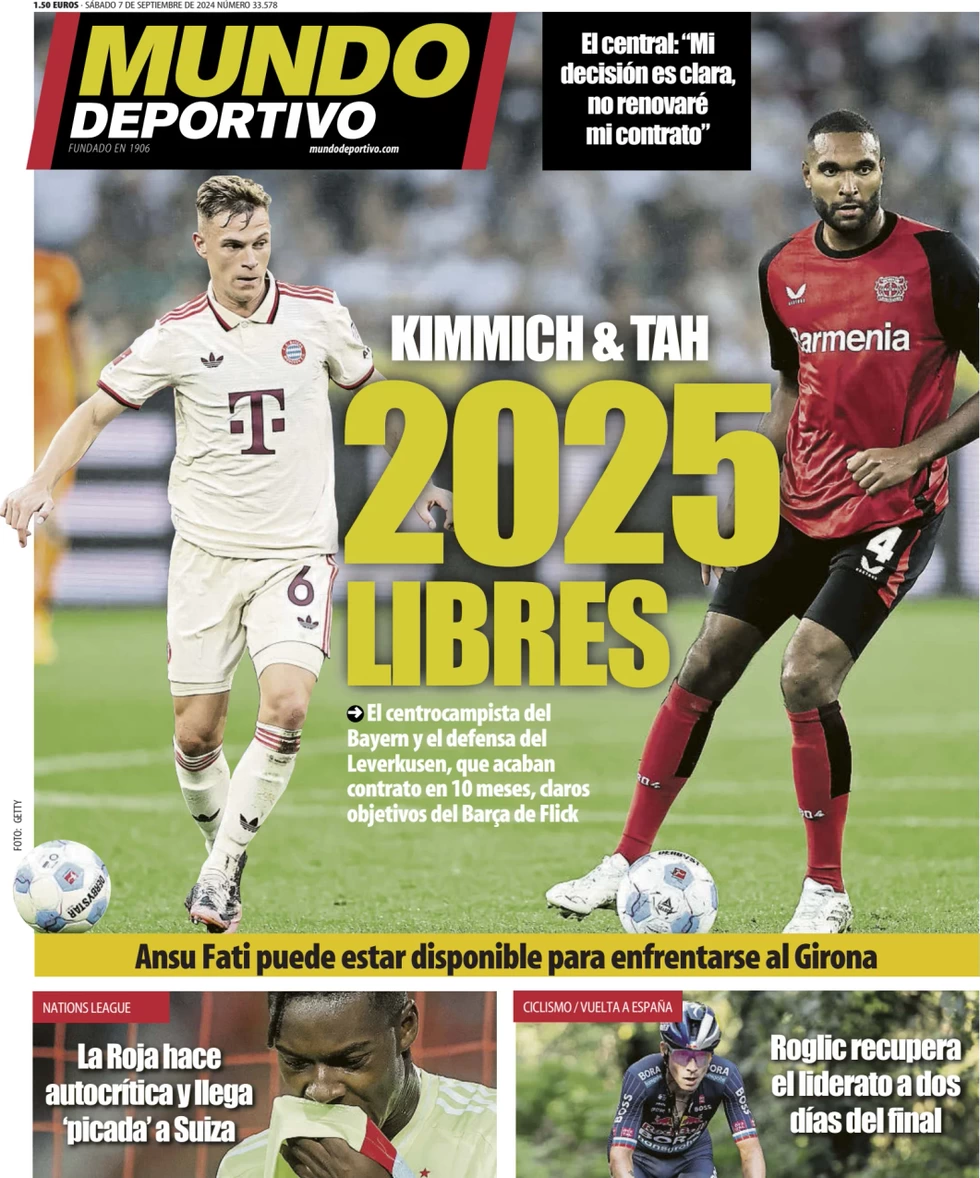 anteprima della prima pagina di Mundo Deportivo