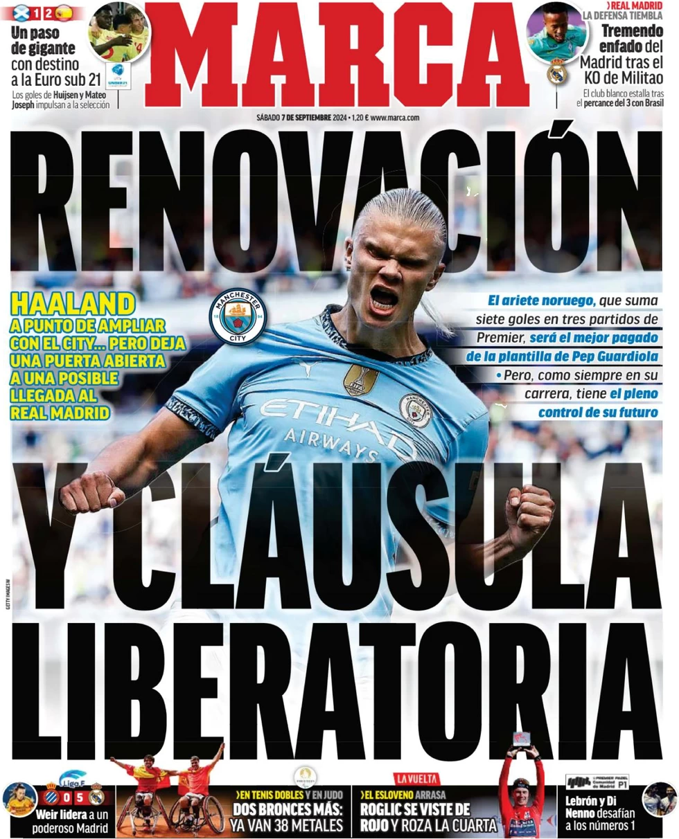 anteprima della prima pagina di Marca