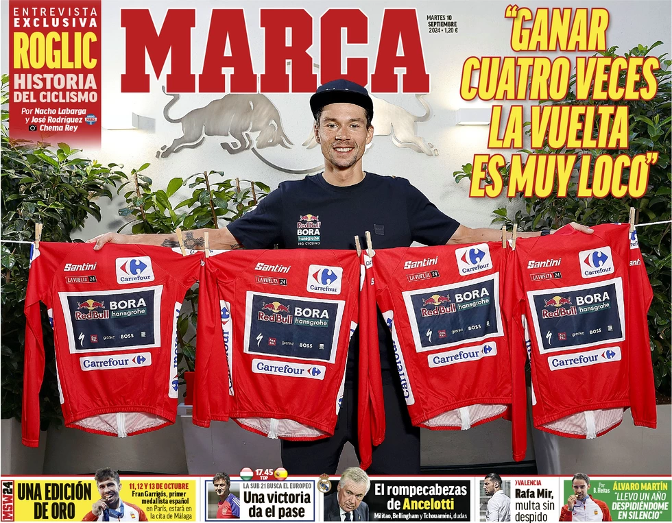 anteprima della prima pagina di marca del 10/09/2024
