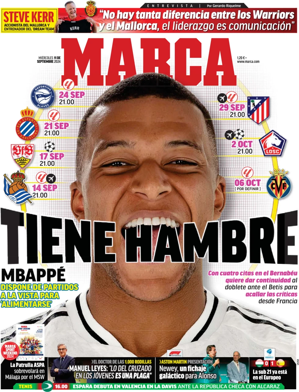 anteprima della prima pagina di marca del 11/09/2024