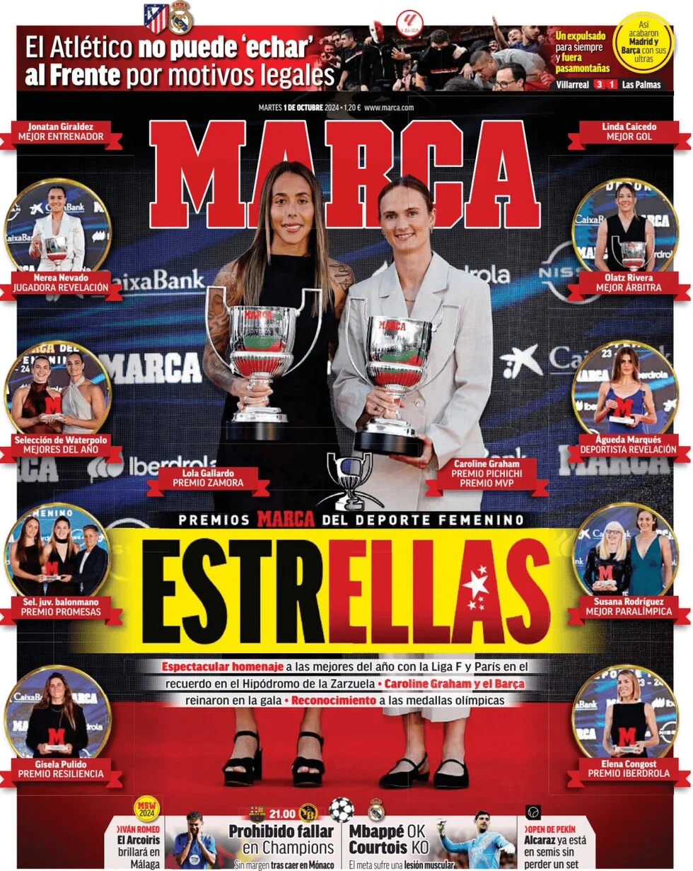 anteprima della prima pagina di marca del 01/10/2024