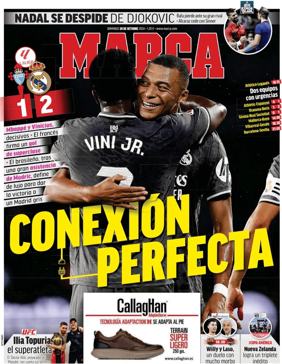 anteprima della prima pagina di marca del 20/10/2024