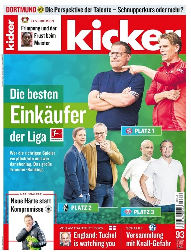 anteprima della prima pagina di kicker del 14/11/2024