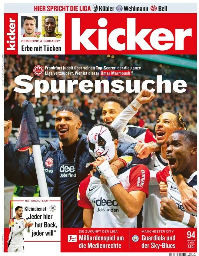 anteprima della prima pagina di kicker del 18/11/2024