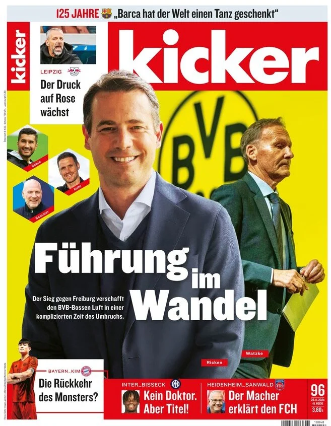 anteprima della prima pagina di kicker del 25/11/2024