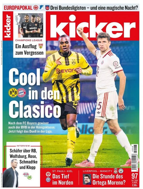 anteprima della prima pagina di kicker del 28/11/2024