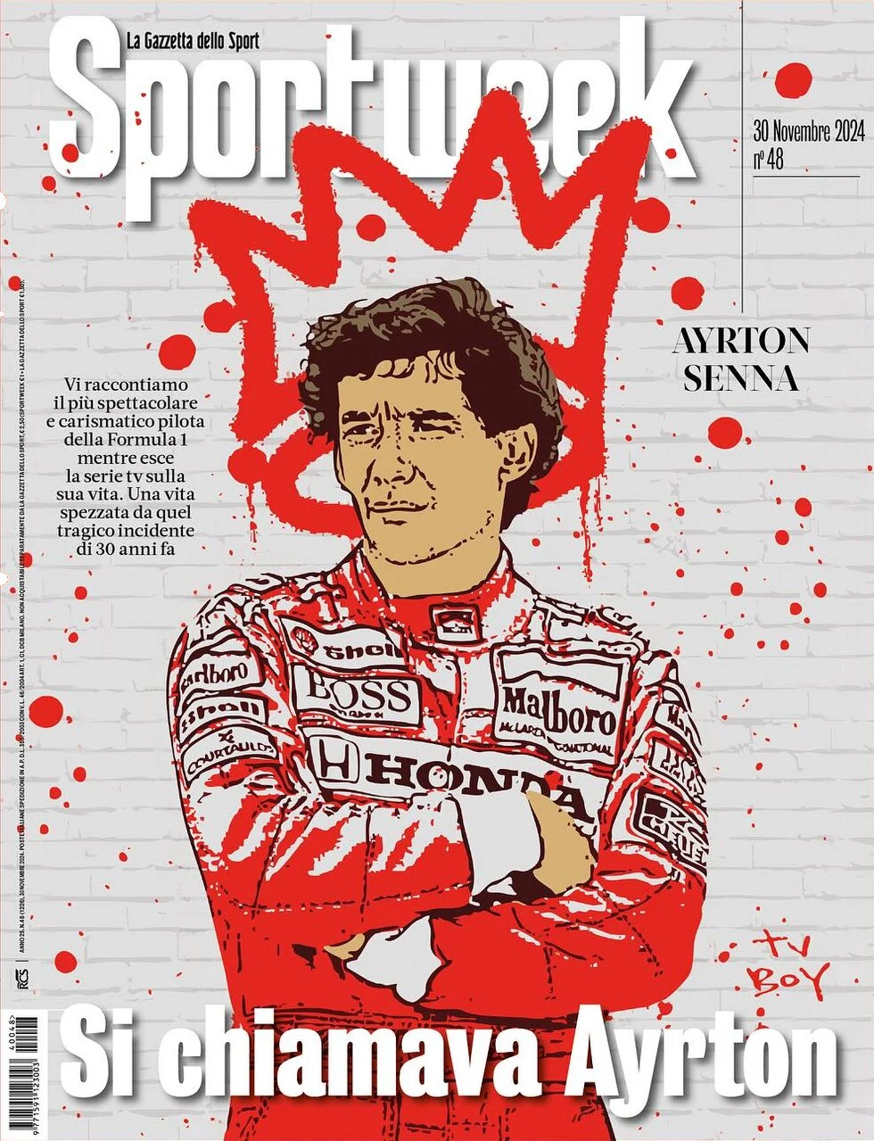 anteprima della prima pagina di sportweek-la-gazzetta-dello-sport del 30/11/2024