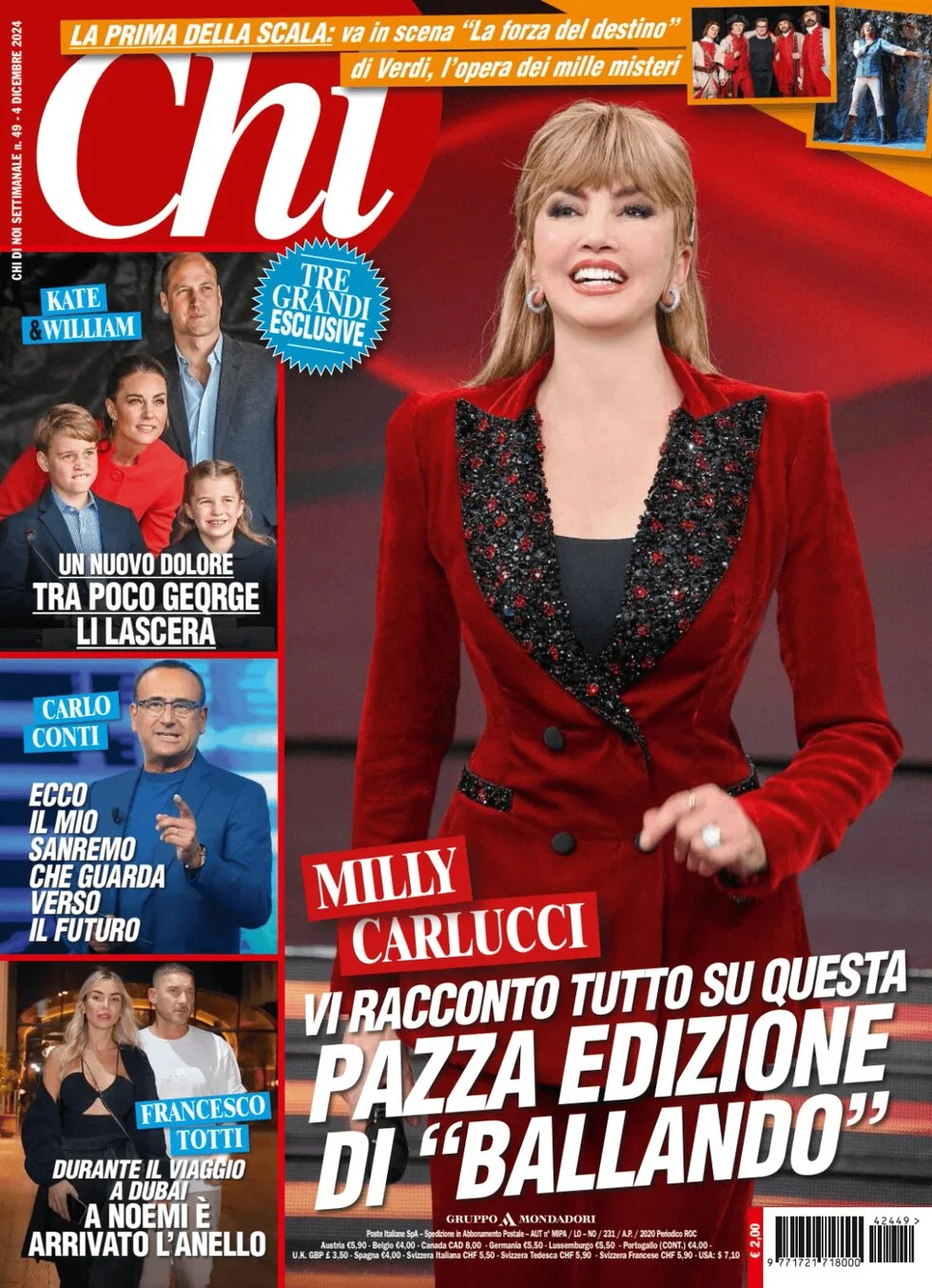 anteprima della prima pagina di chi del 04/12/2024