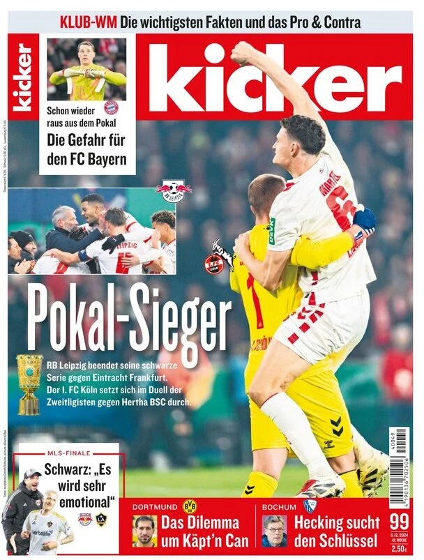 anteprima della prima pagina di kicker del 05/12/2024