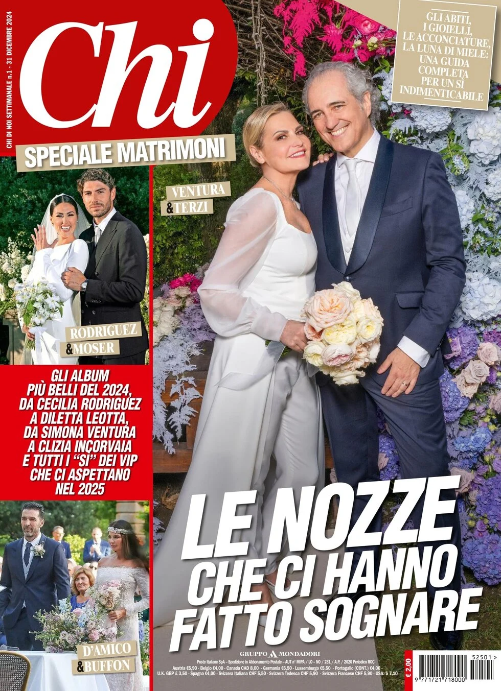 anteprima della prima pagina di chi del 02/01/2025