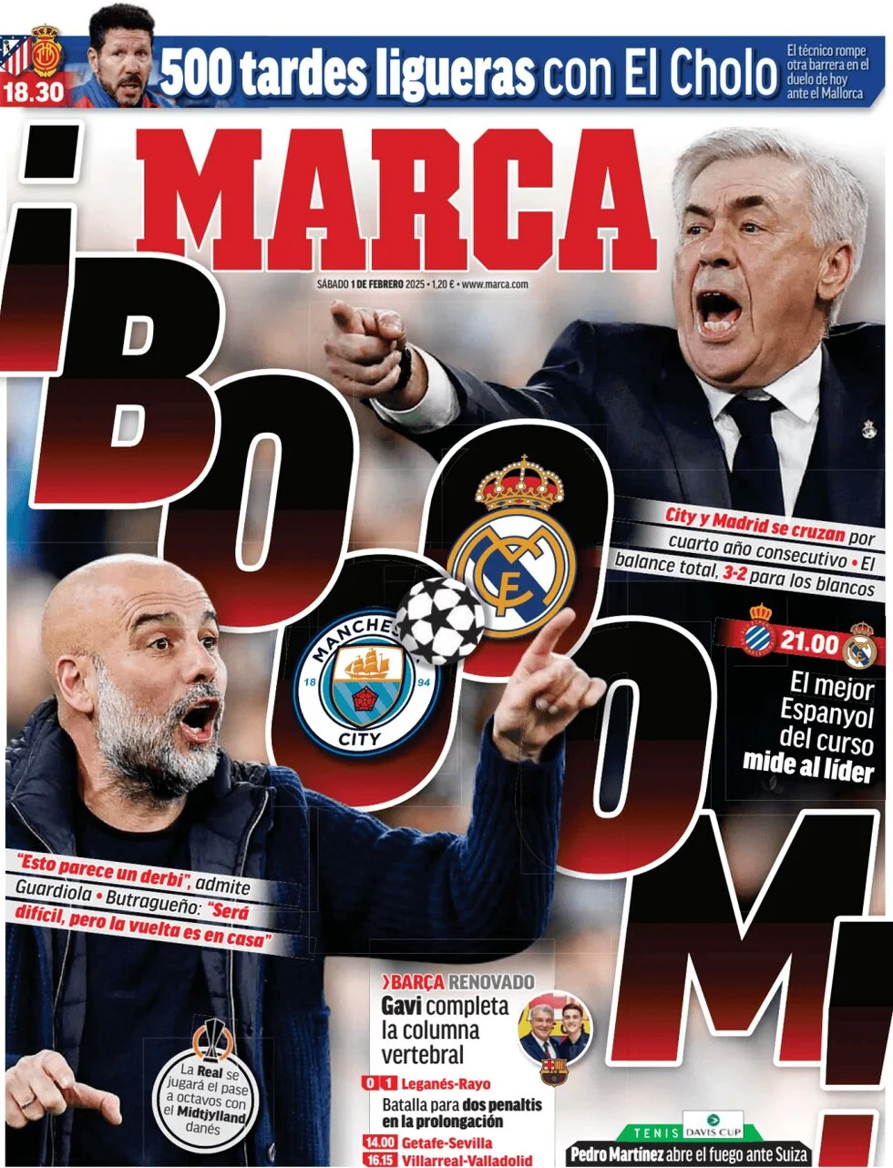 anteprima della prima pagina di marca del 01/02/2025