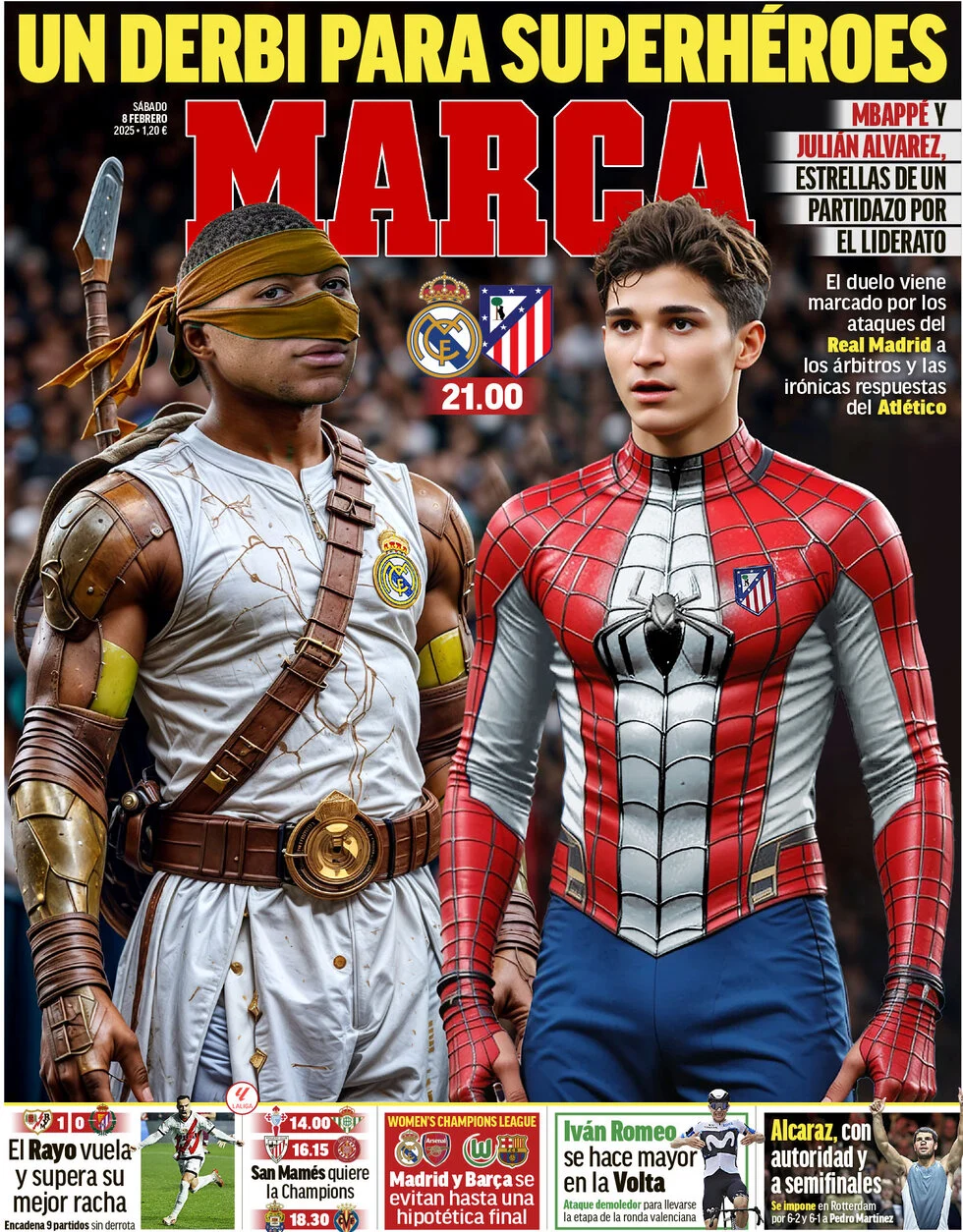 anteprima della prima pagina di marca del 08/02/2025