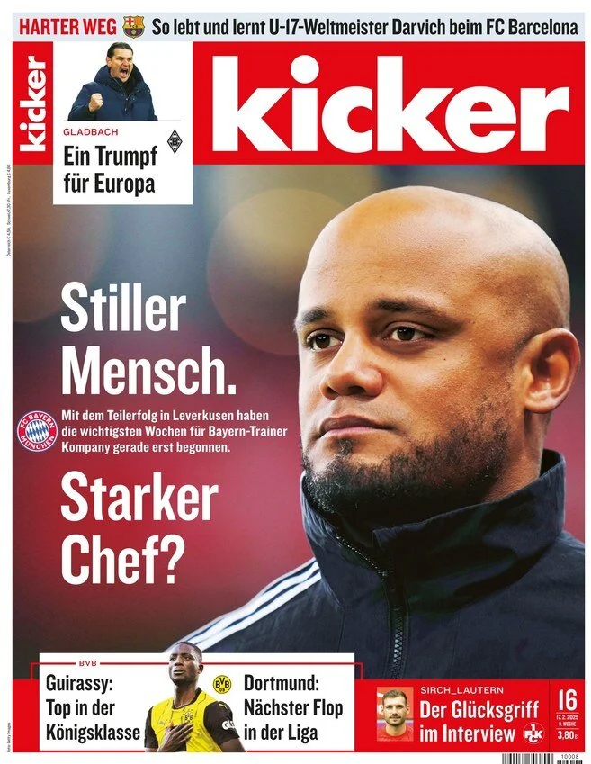 anteprima della prima pagina di kicker del 17/02/2025