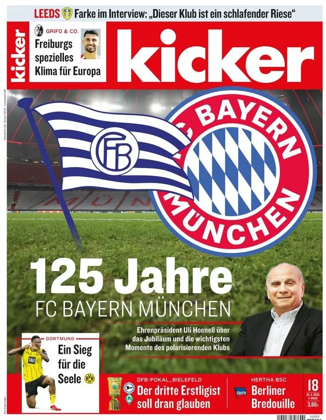anteprima della prima pagina di kicker del 24/02/2025