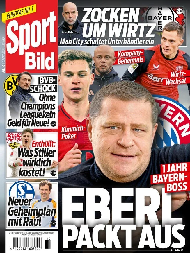 anteprima della prima pagina di sport-bild del 05/03/2025