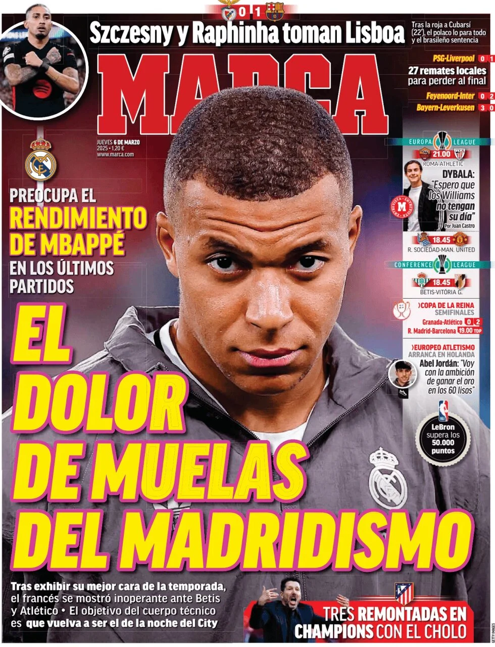 anteprima della prima pagina di marca del 06/03/2025