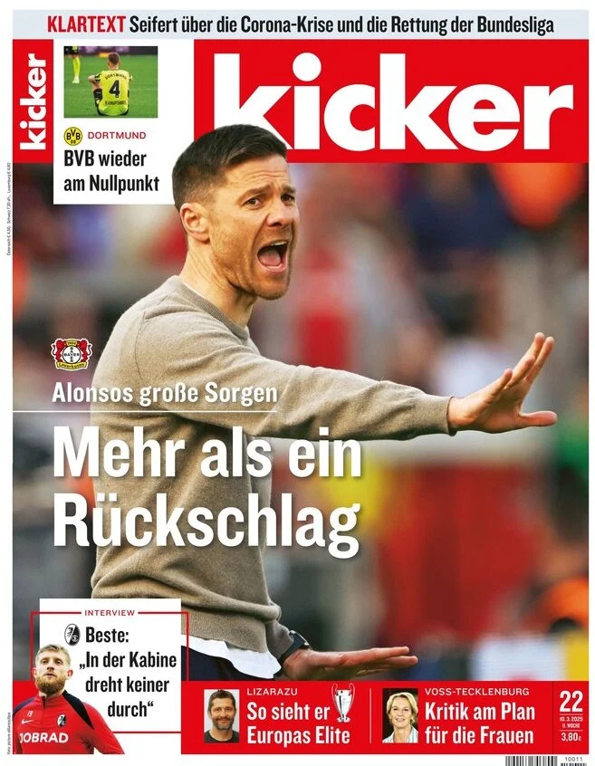 anteprima della prima pagina di kicker del 10/03/2025