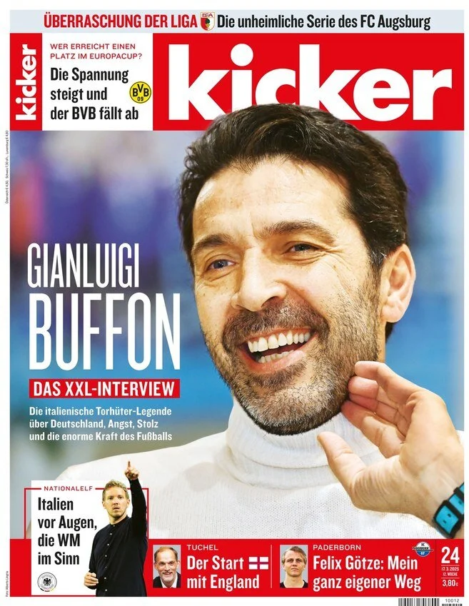 anteprima della prima pagina di kicker del 17/03/2025