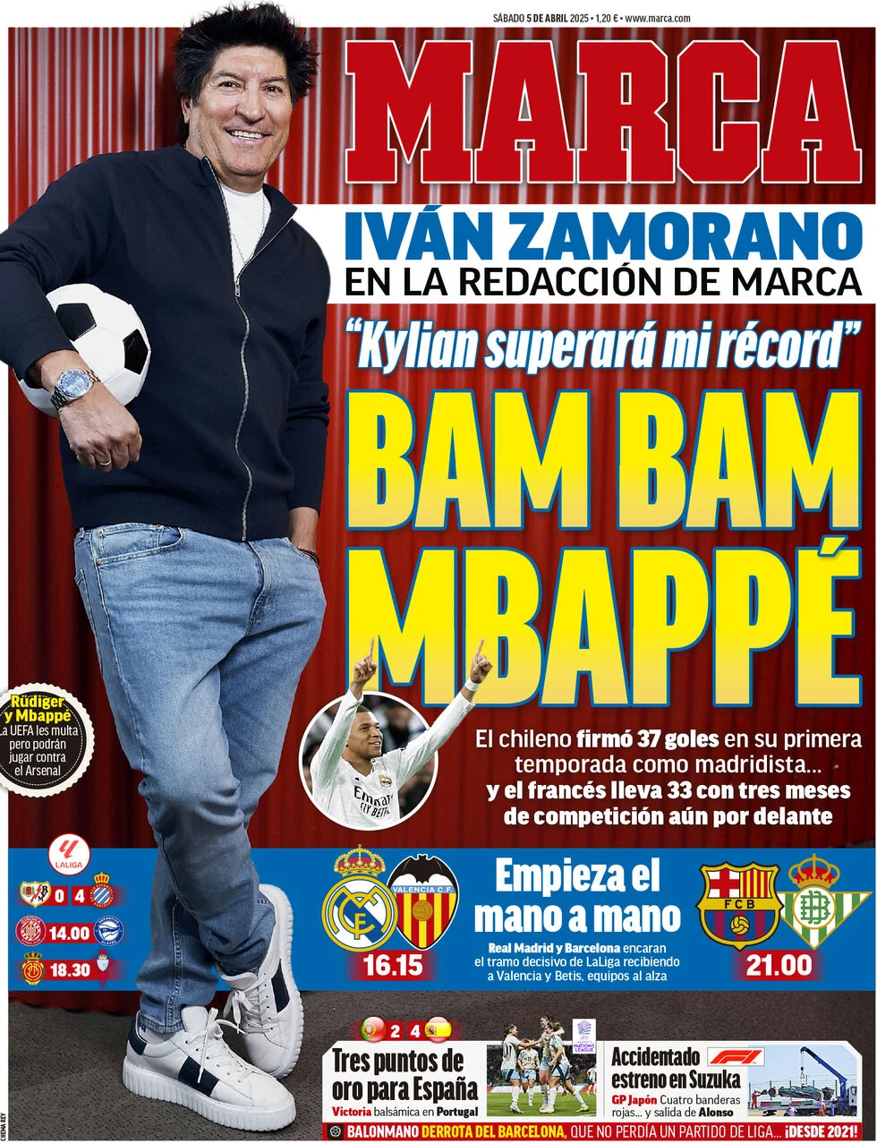 anteprima della prima pagina di marca del 05/04/2025