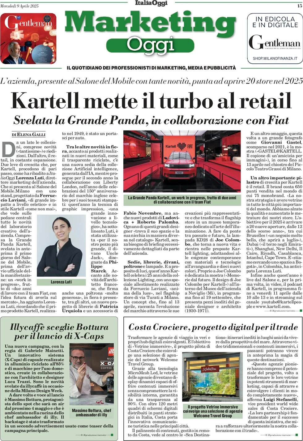 anteprima della prima pagina di marketing-oggi del 09/04/2025
