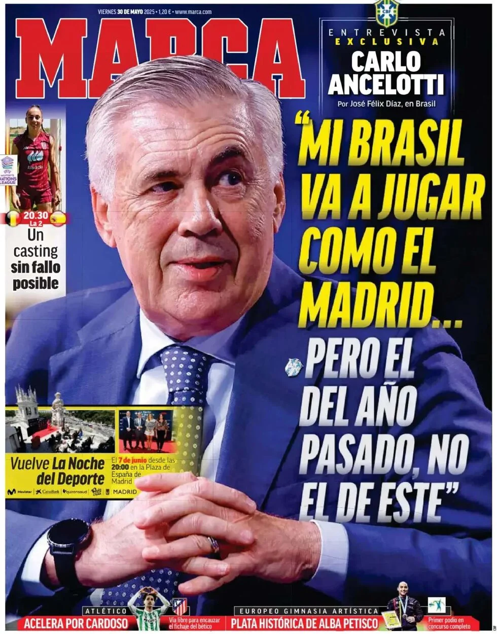 anteprima della prima pagina di marca del 30/05/2025