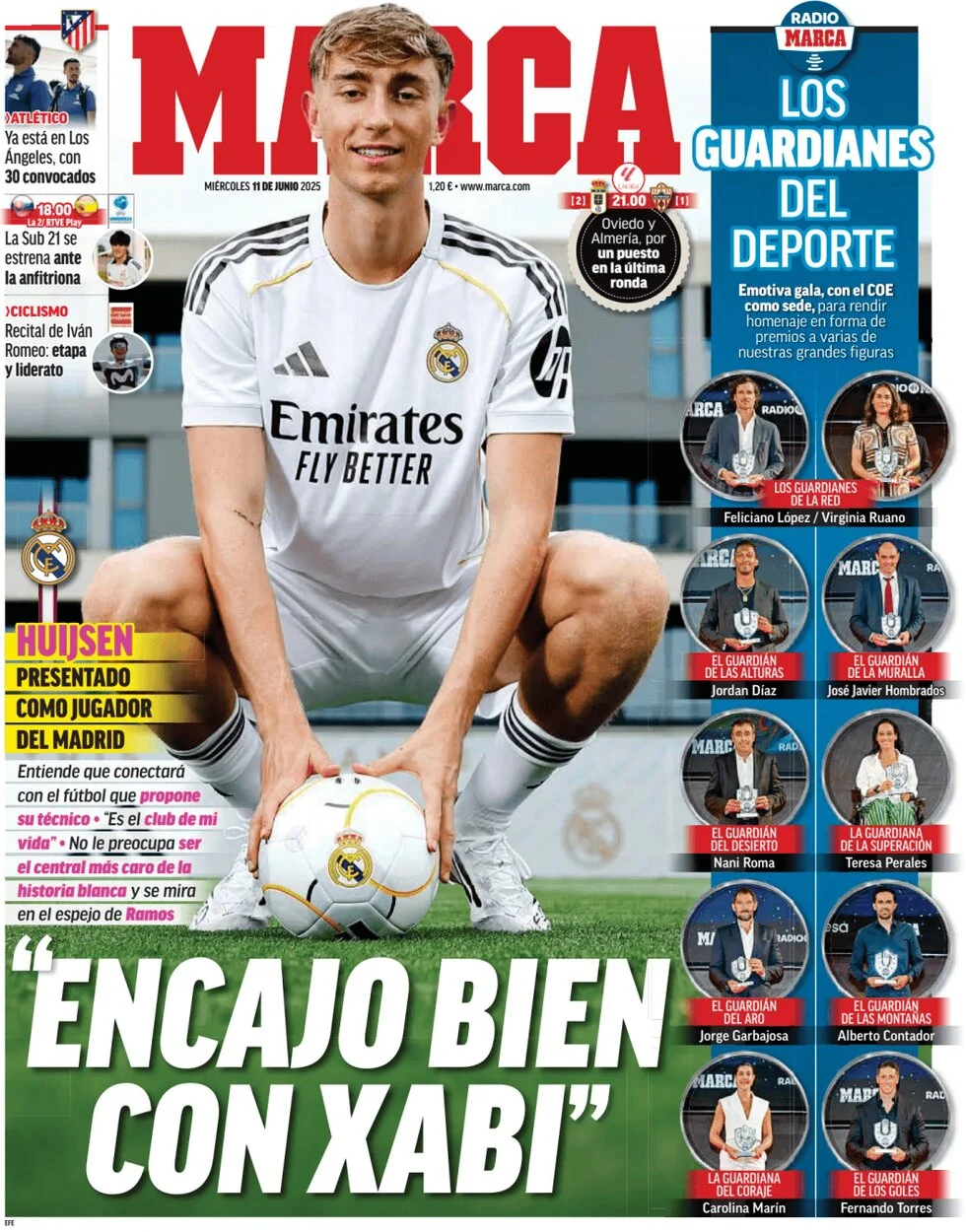anteprima della prima pagina di marca del 11/06/2025