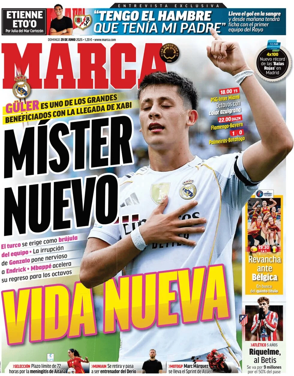 anteprima della prima pagina di marca del 29/06/2025