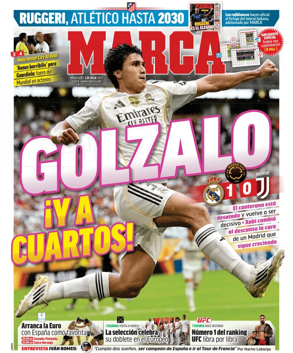 anteprima della prima pagina di marca del 02/07/2025