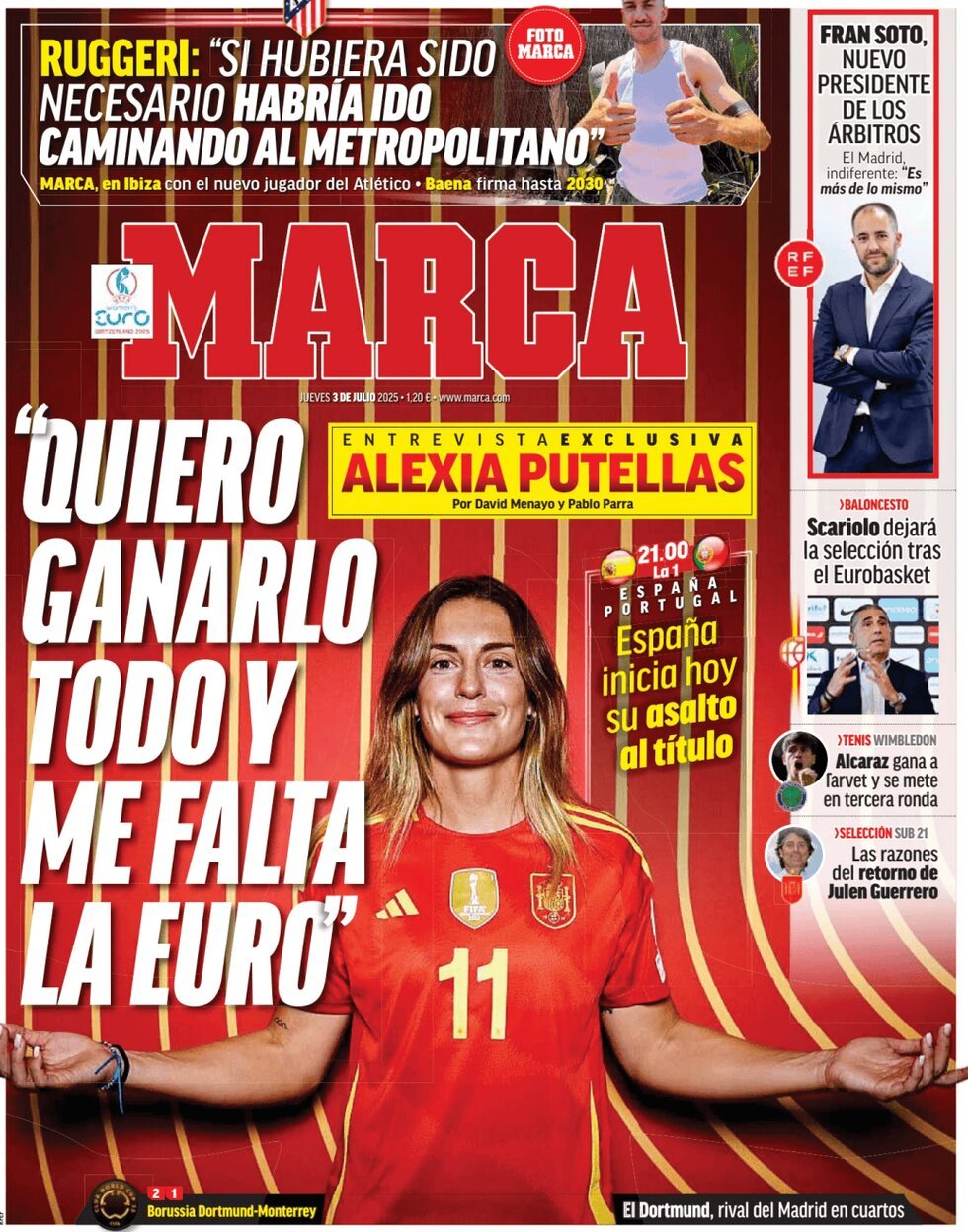 anteprima della prima pagina di Marca
