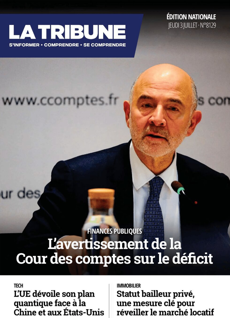Anteprima prima pagina della rasegna stampa di ieri 2025-07-03 - la-tribune/
