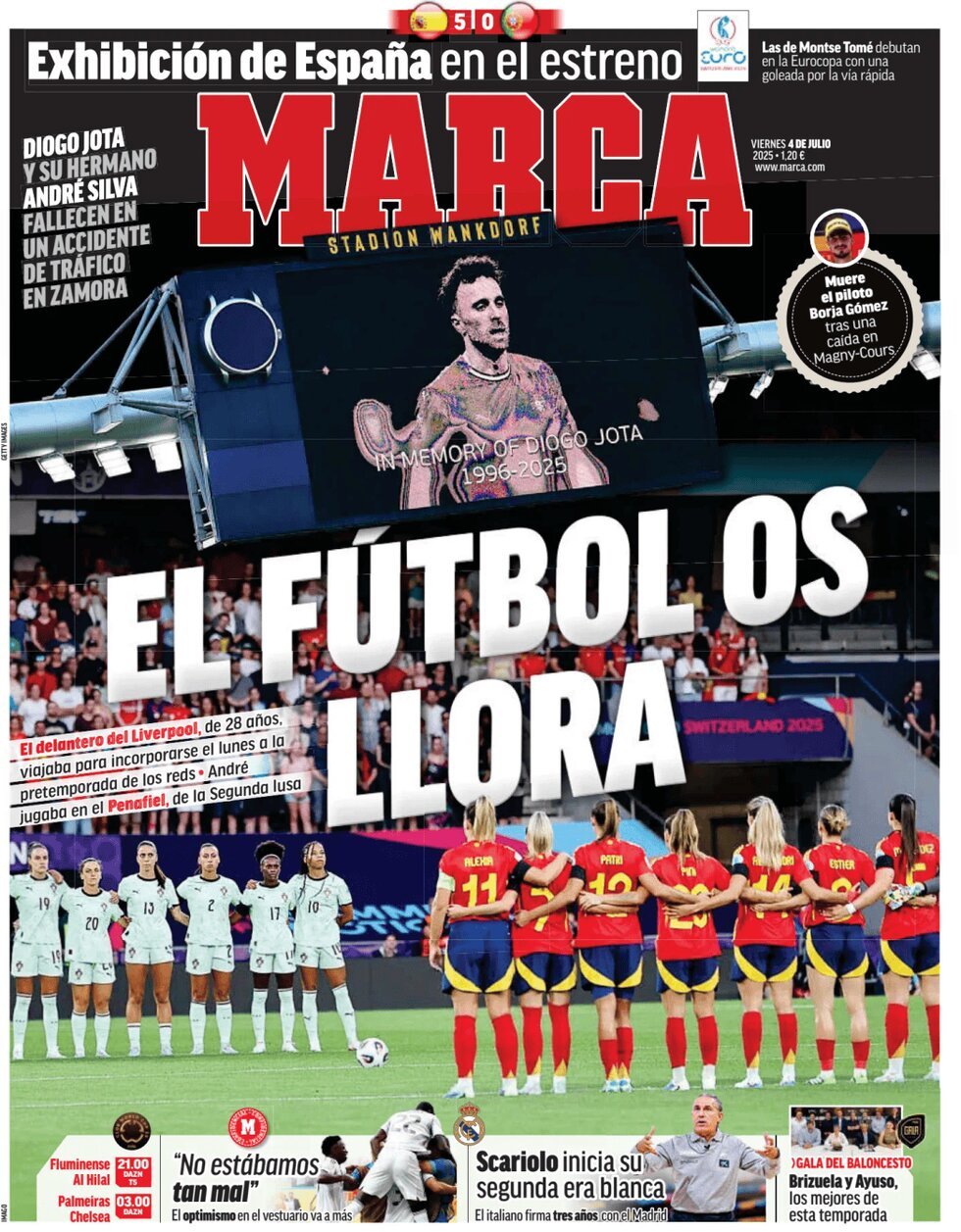 anteprima della prima pagina di marca del 04/07/2025