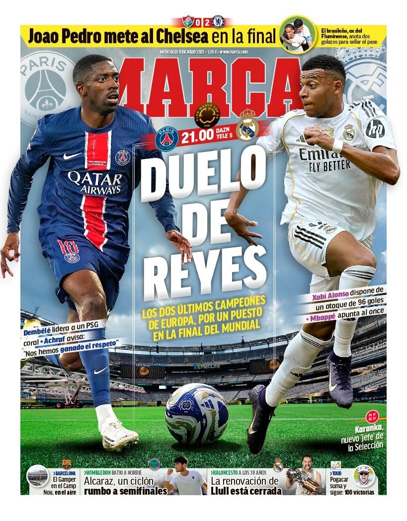 anteprima della prima pagina di marca del 08/07/2025
