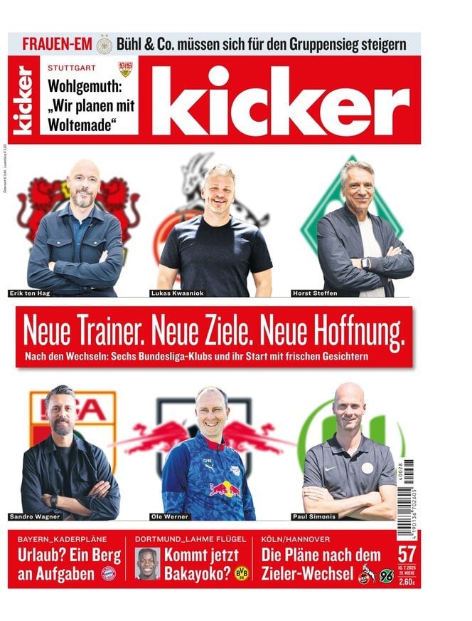 anteprima della prima pagina di kicker del 10/07/2025