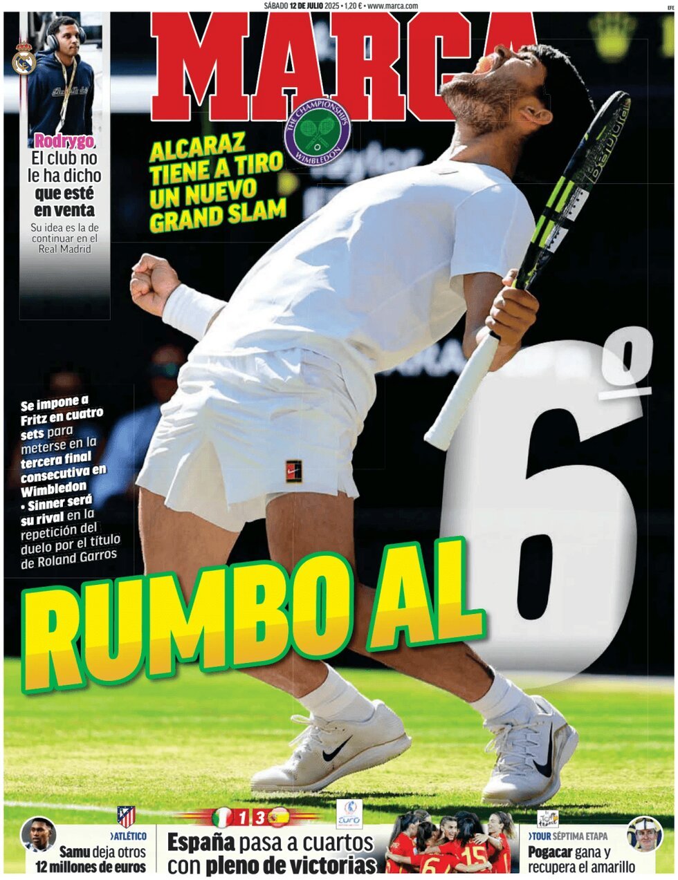 anteprima della prima pagina di Marca