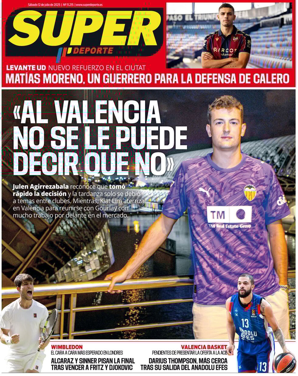 anteprima della prima pagina di Superdeporte