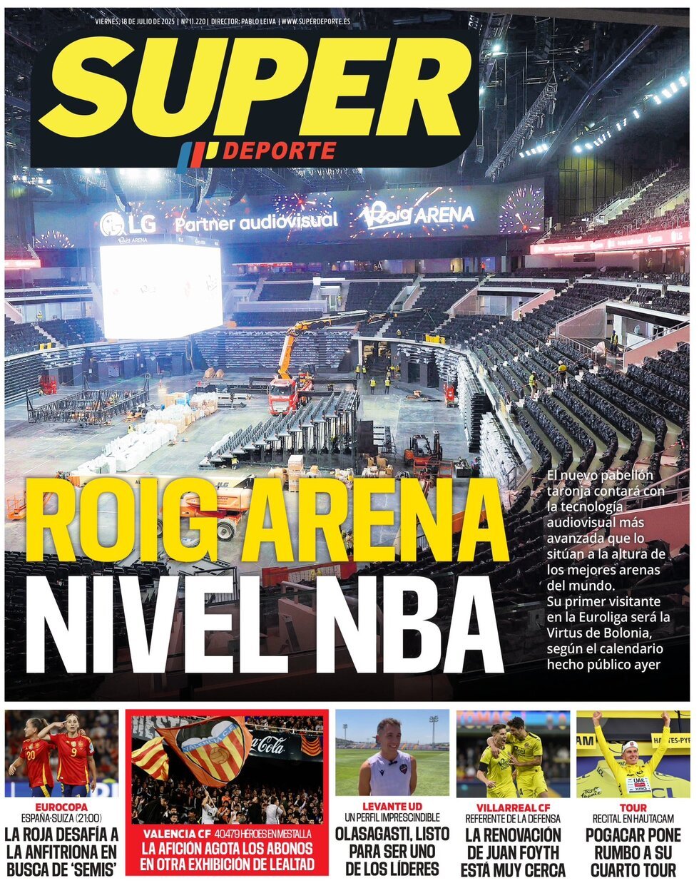 anteprima della prima pagina di Superdeporte