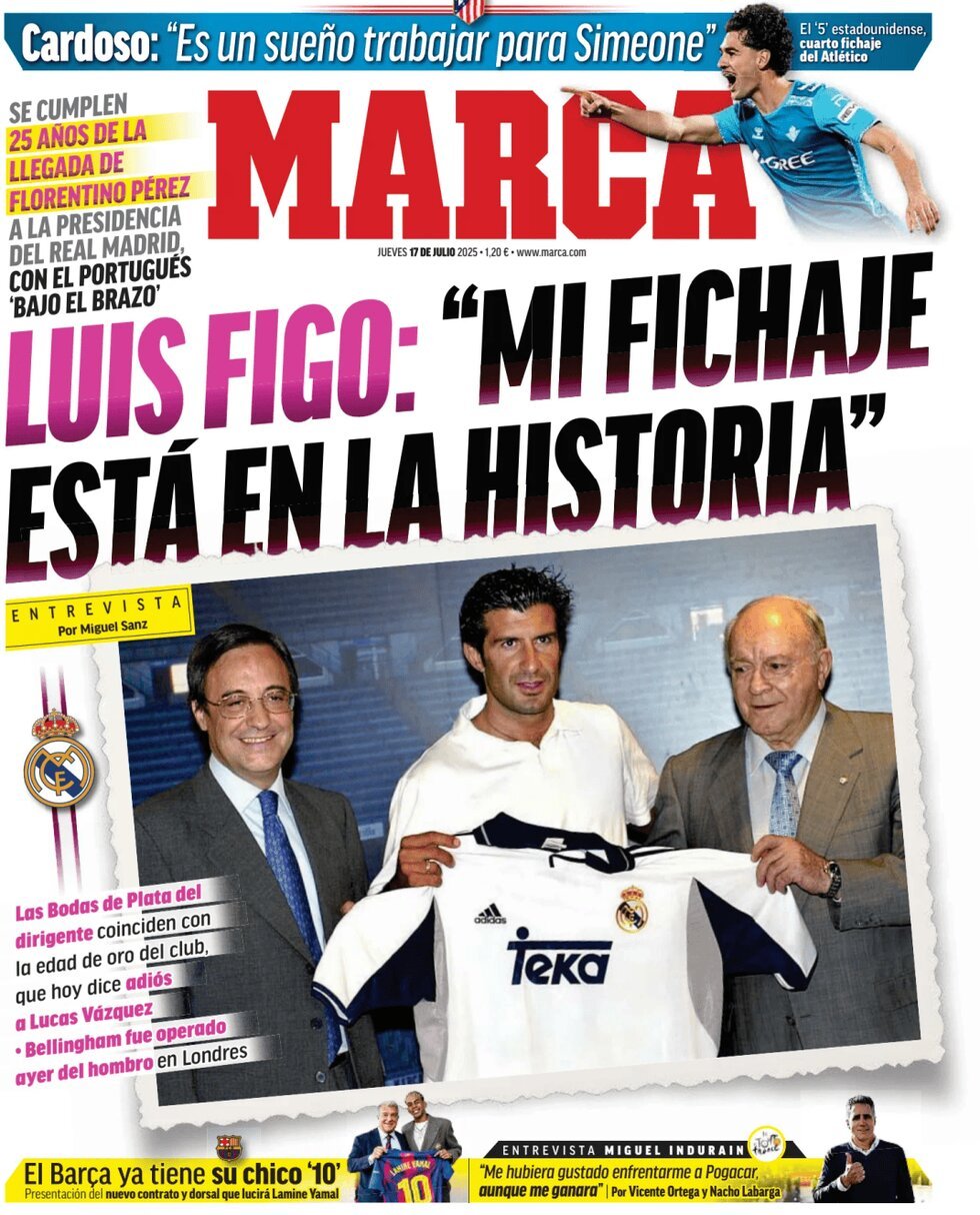 anteprima della prima pagina di Marca